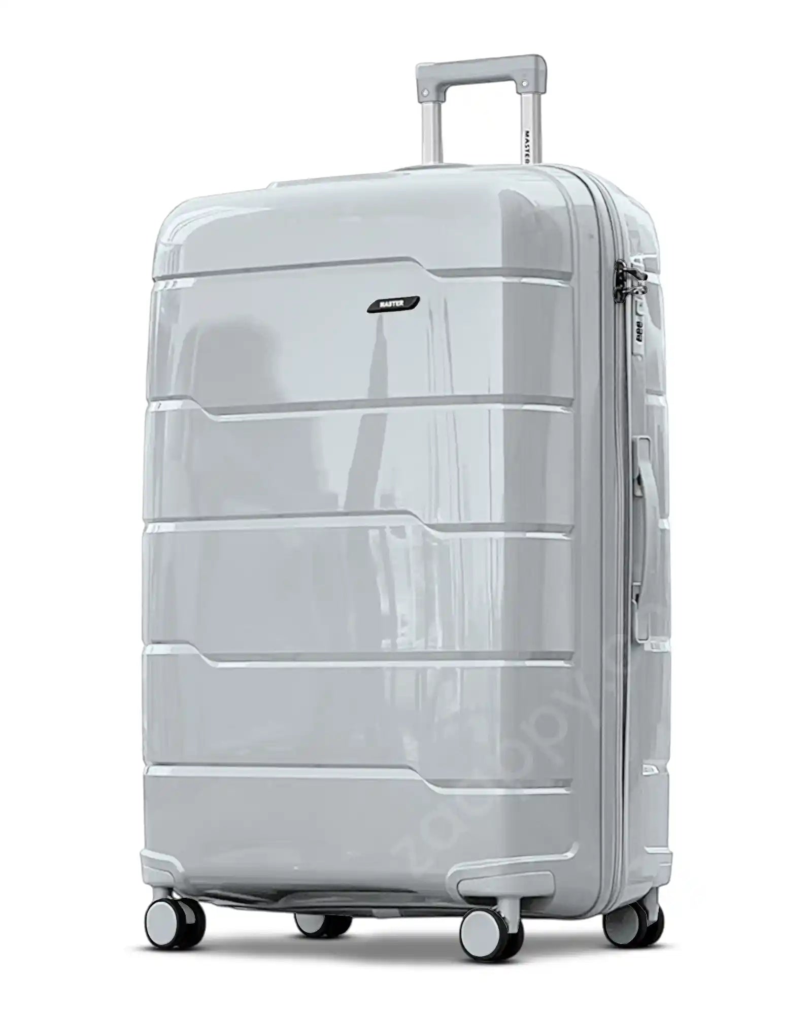 Ceramic Smooth PP Lightweight Unbreakable Luggage Bags with Double Spinner Wheels | 20, 24, 28, 32 Inches