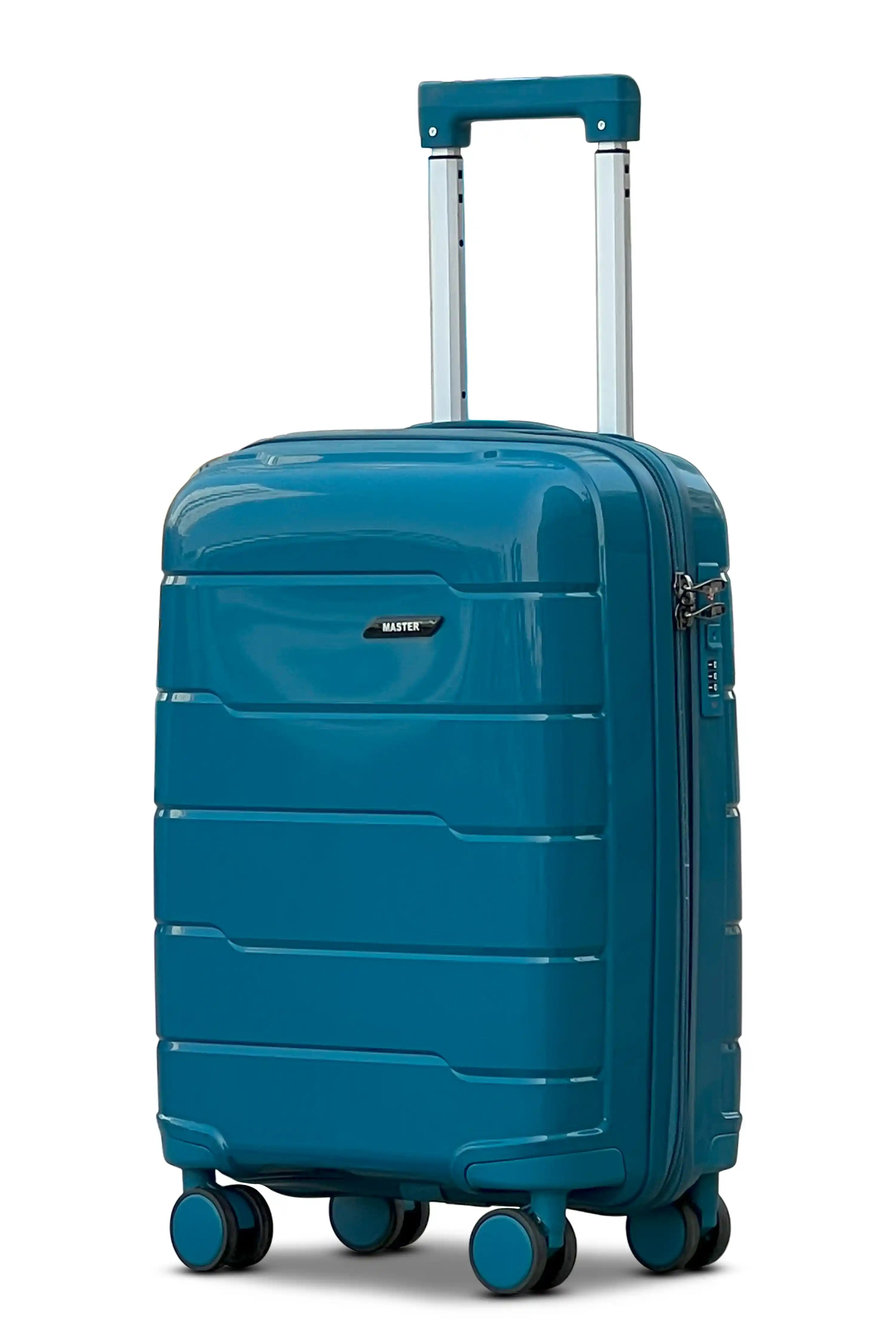 Ceramic Smooth PP Lightweight Unbreakable Luggage Bags with Double Spinner Wheels | 20, 24, 28, 32 Inches