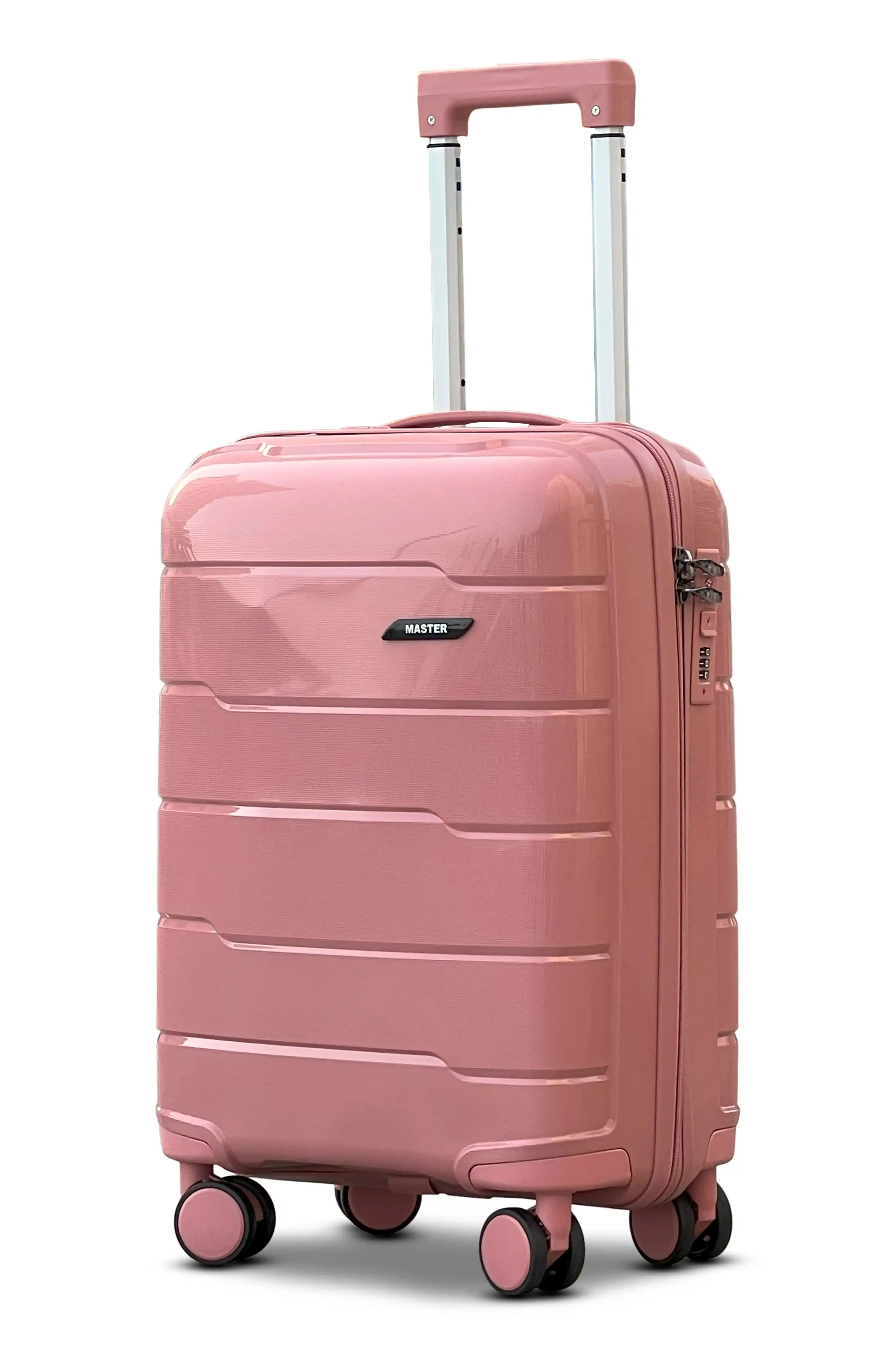 Ceramic Smooth PP Lightweight Unbreakable Luggage Bags with Double Spinner Wheels | 20, 24, 28, 32 Inches