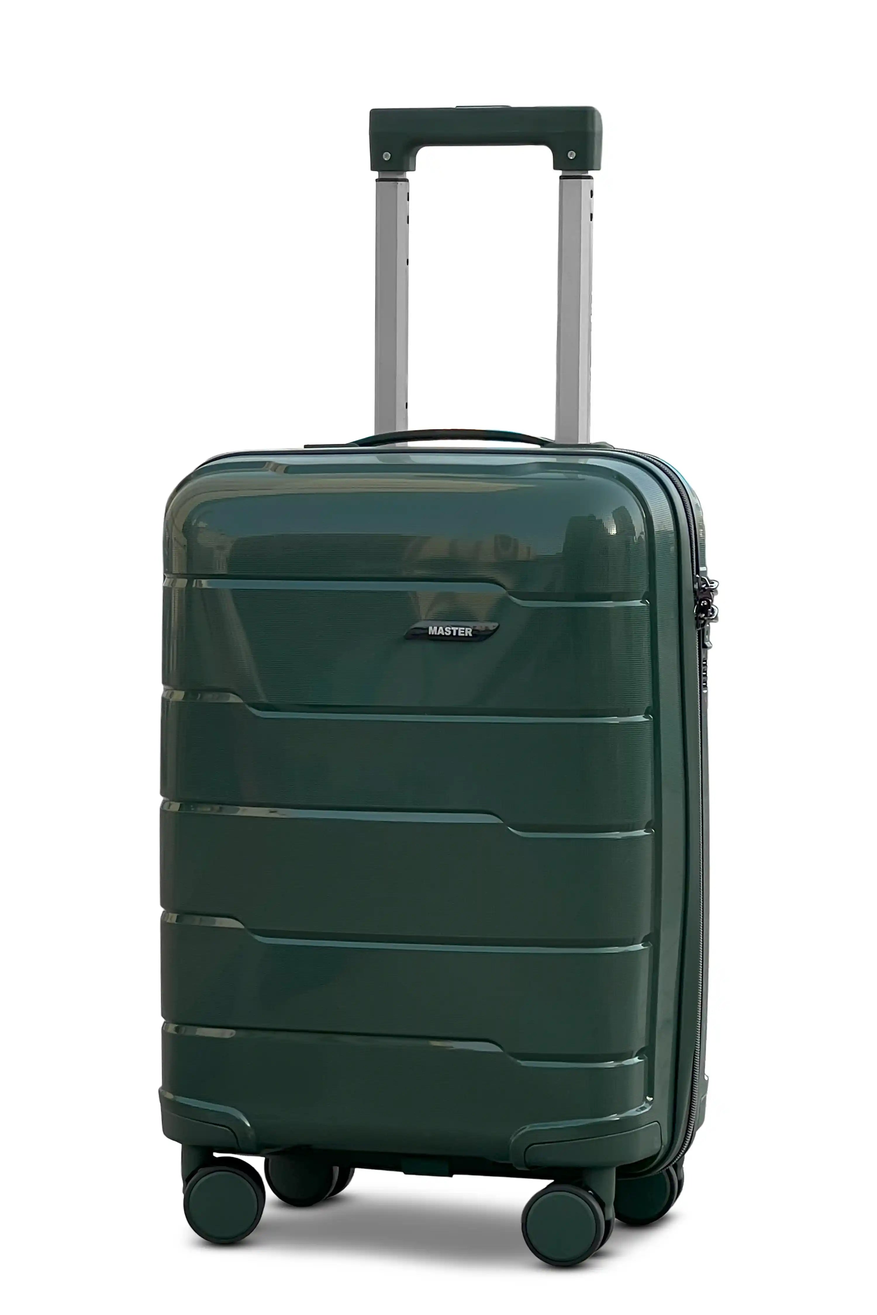 Ceramic Smooth PP Lightweight Unbreakable Luggage Bags with Double Spinner Wheels | 20, 24, 28, 32 Inches