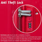 32 Inch Ceramic PP Lightweight Luggage Bags with Spinner Wheels with anti theft lock