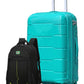 Medium Size 24 Inch Luggage Bag Unbreakable Ceramic PP with free Backpack