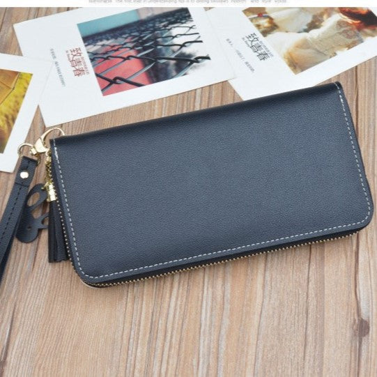 Fashion Classic Wallet For Women | Card Holder Double Zipper Long Purse