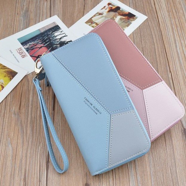 Fashion Classic Wallet For Women | Card Holder Double Zipper Long Purse