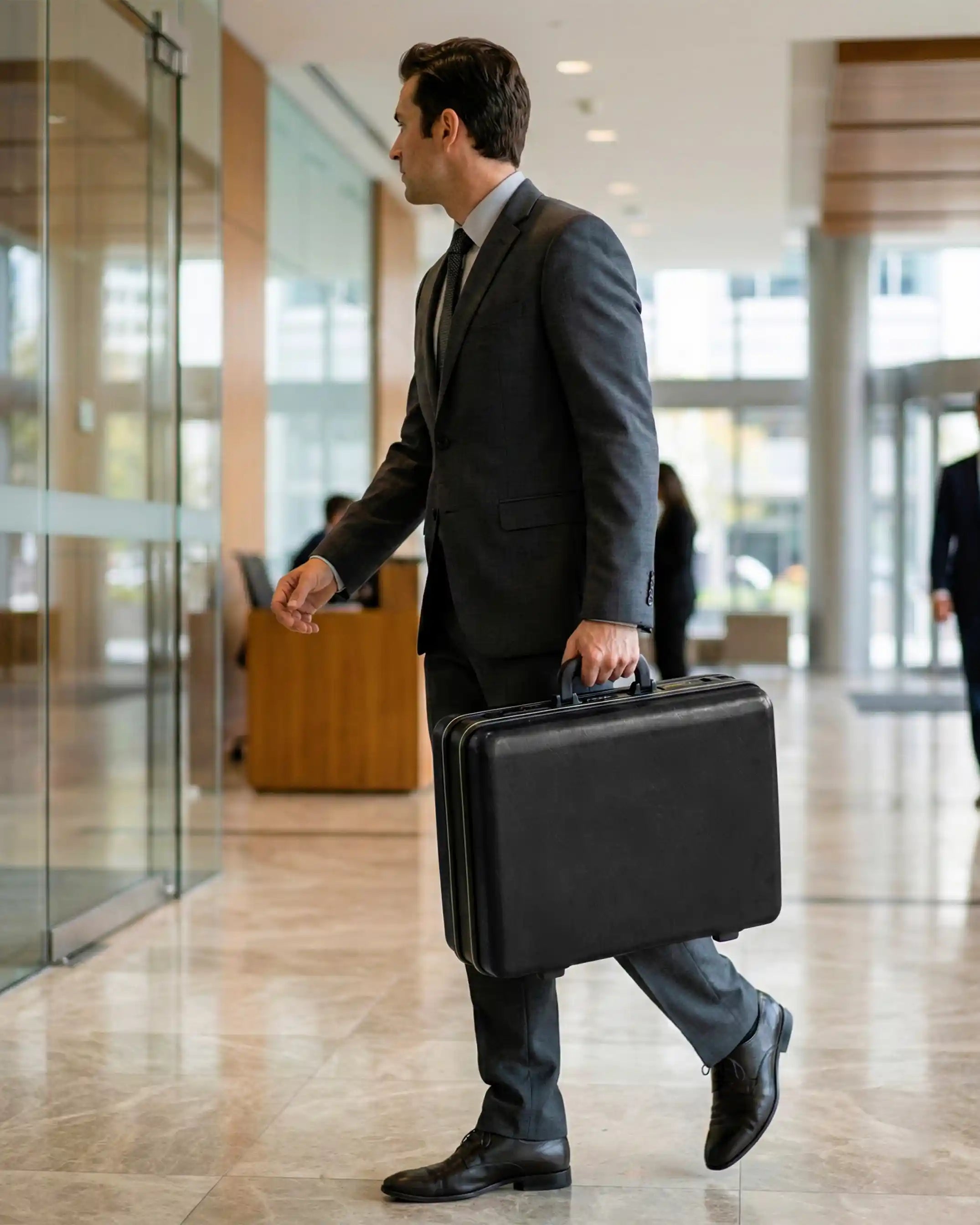 Classic Executive Premium Hard Case Lightweight Business Men Briefcase