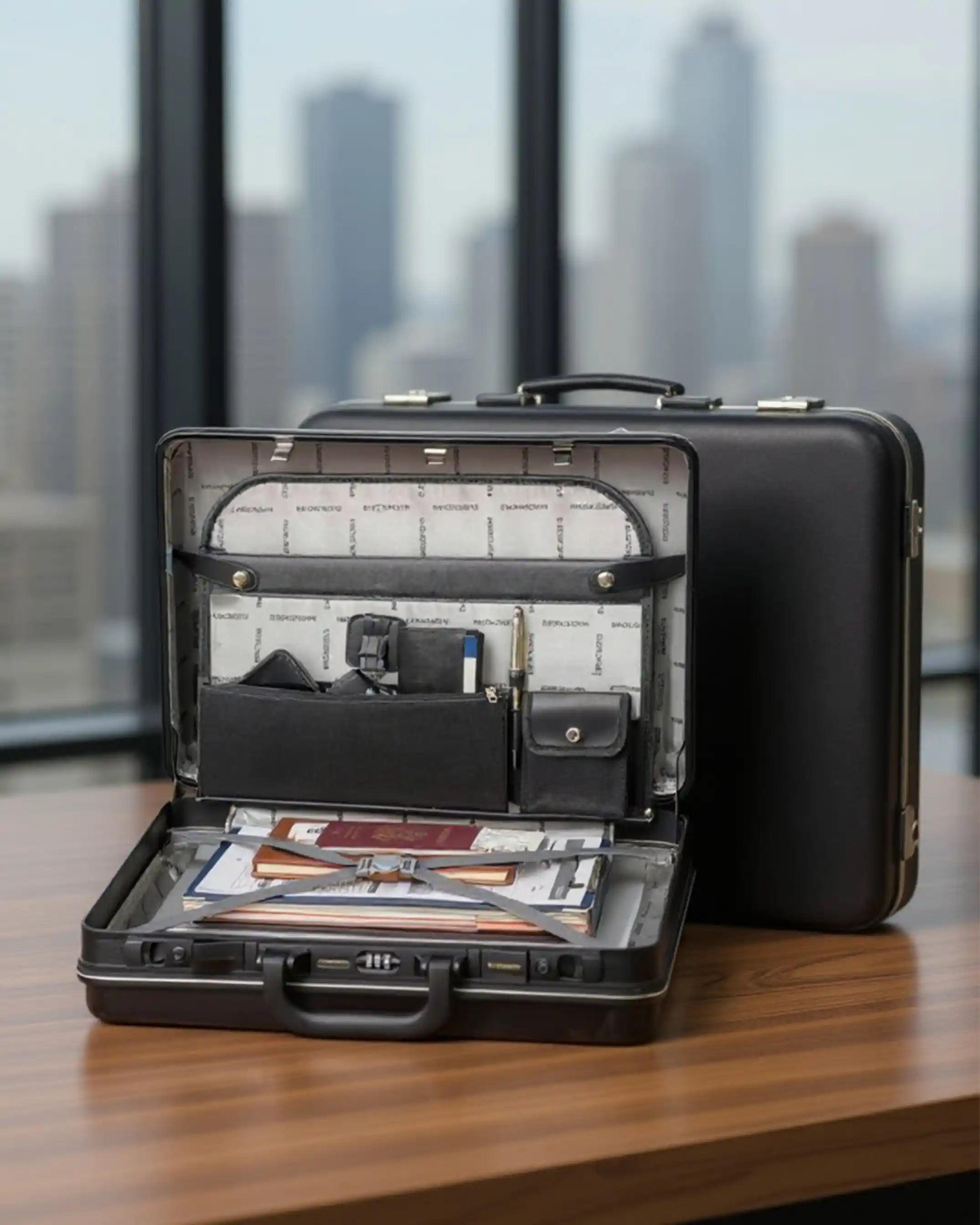 Classic Executive Premium Hard Case Lightweight Business Men Briefcase