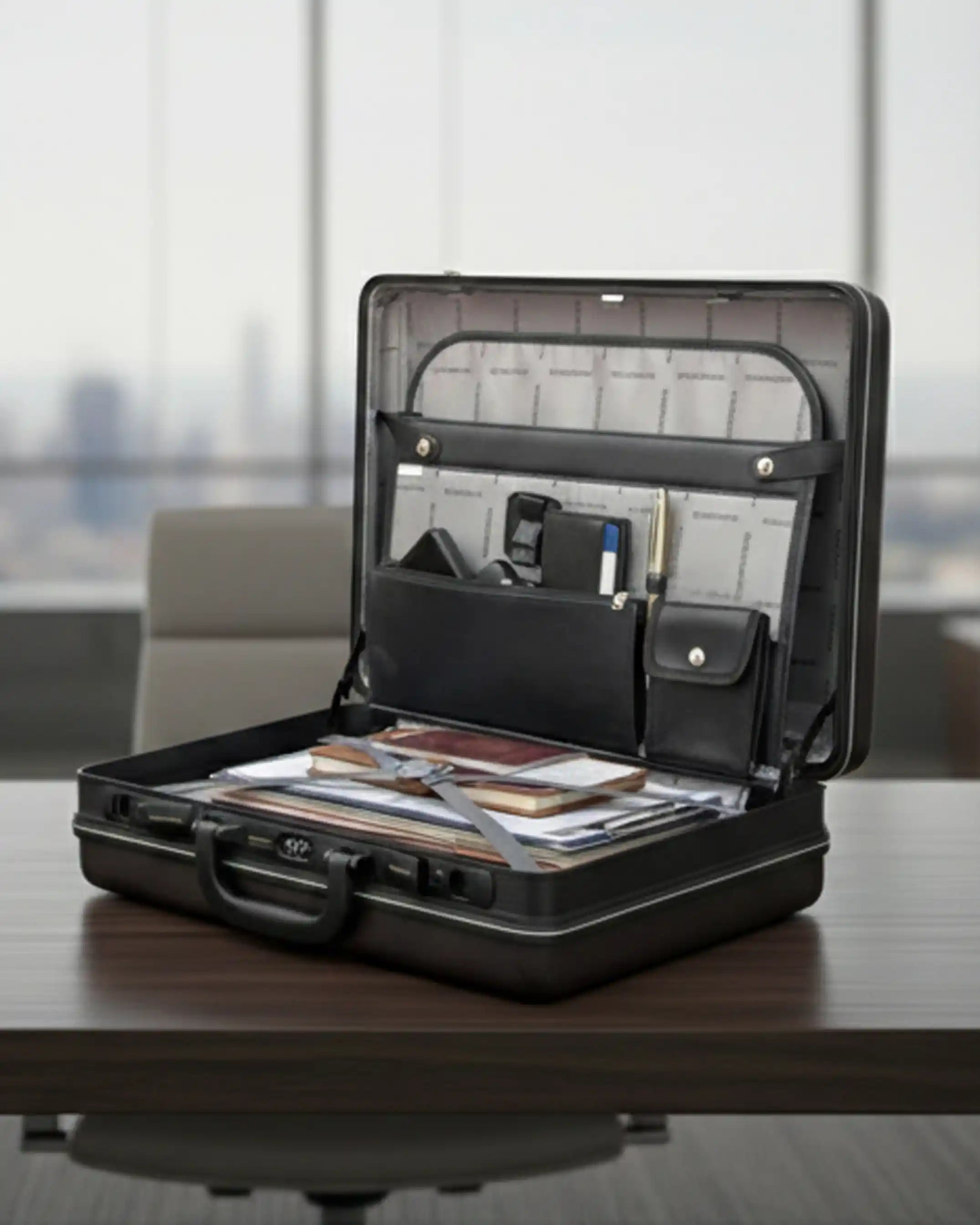 Classic Executive Premium Hard Case Lightweight Business Men Briefcase