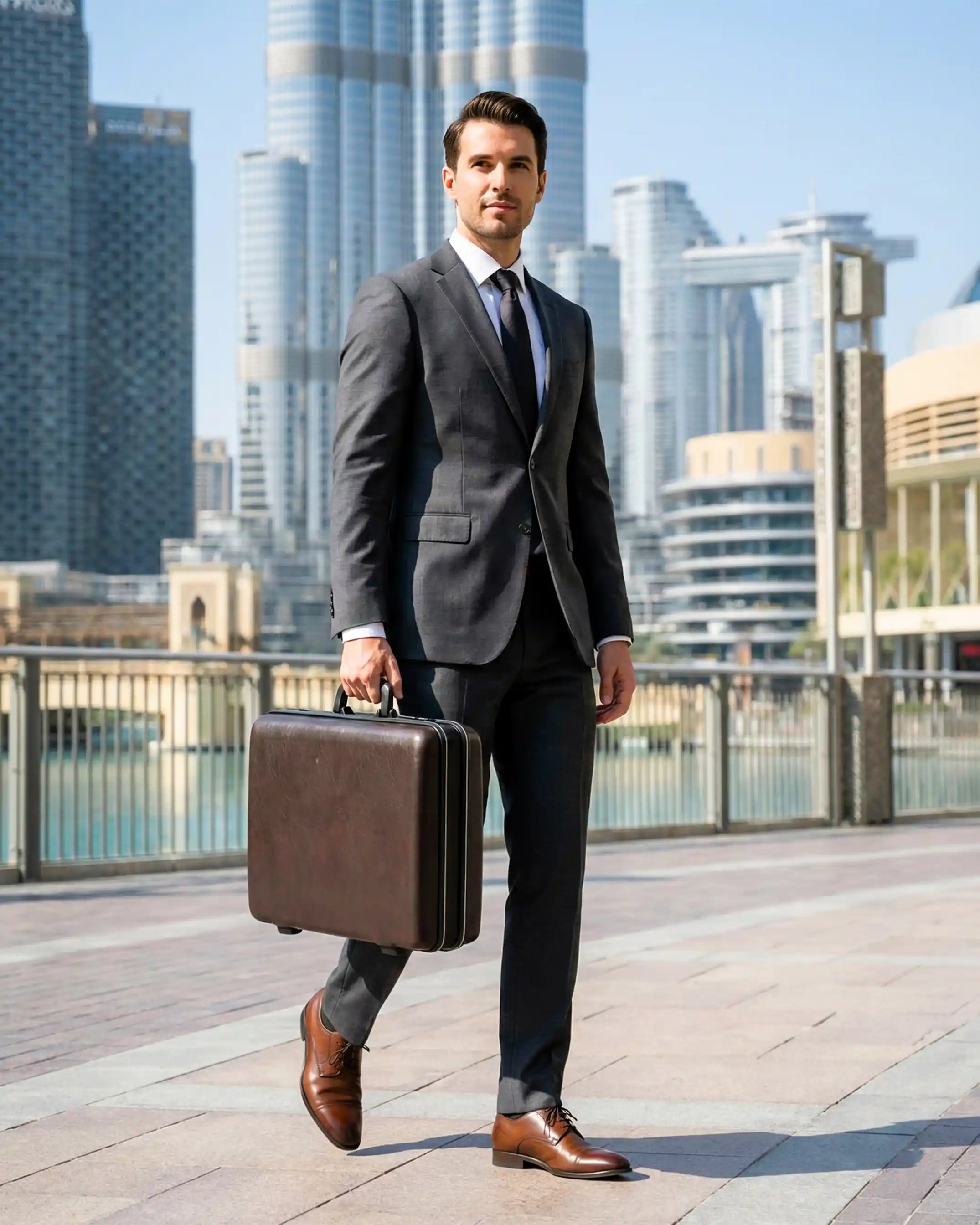 Classic Executive Premium Hard Case Lightweight Business Men Briefcase