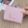 Card Holder Short Deer Wallet | Mini Clutch Purse For Women