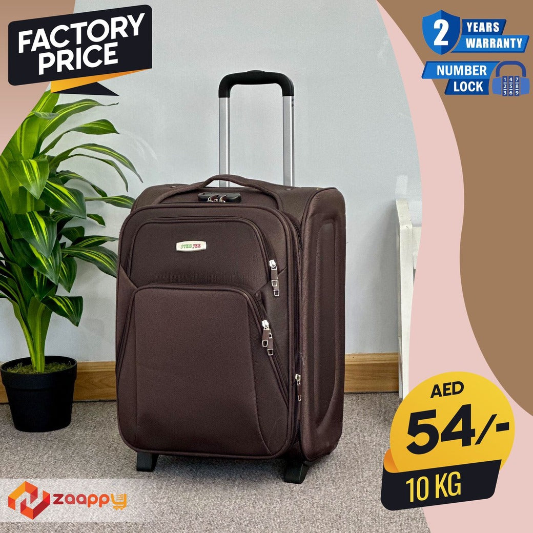 Carry On Lightweight Soft Material Luggage Bag | 7-10 Kg | 2 Wheel | 4 Wheel