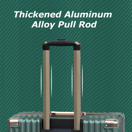 28" Aluminum Framed Luggage with Corner Guards | TSA-Approved, Durable & Stylish Travel Companion