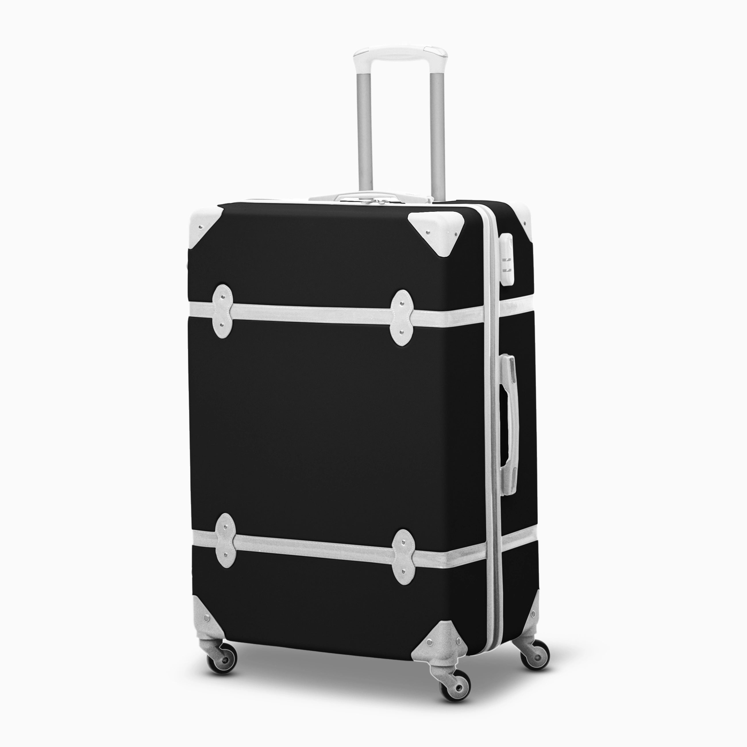 Corner Guard ABS Lightweight Luggage Bag with Spinner Wheel | 4 Piece Set 7, 20, 24 and 28 Inches