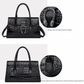 Crocodile Skin Pattern Classy Crossbody Shoulder Bag For Women | Top Handle Satchel Handbag Zaappy