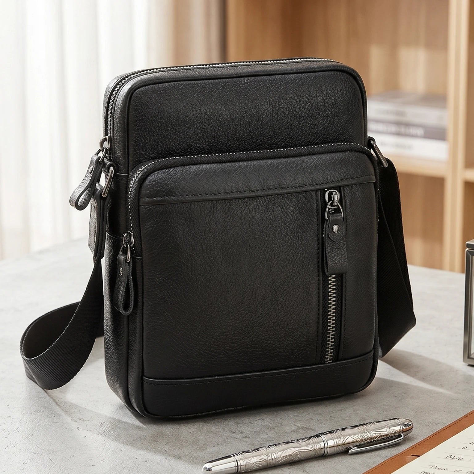 Cross body Bags For Men - Leather | 1382SBPUBC