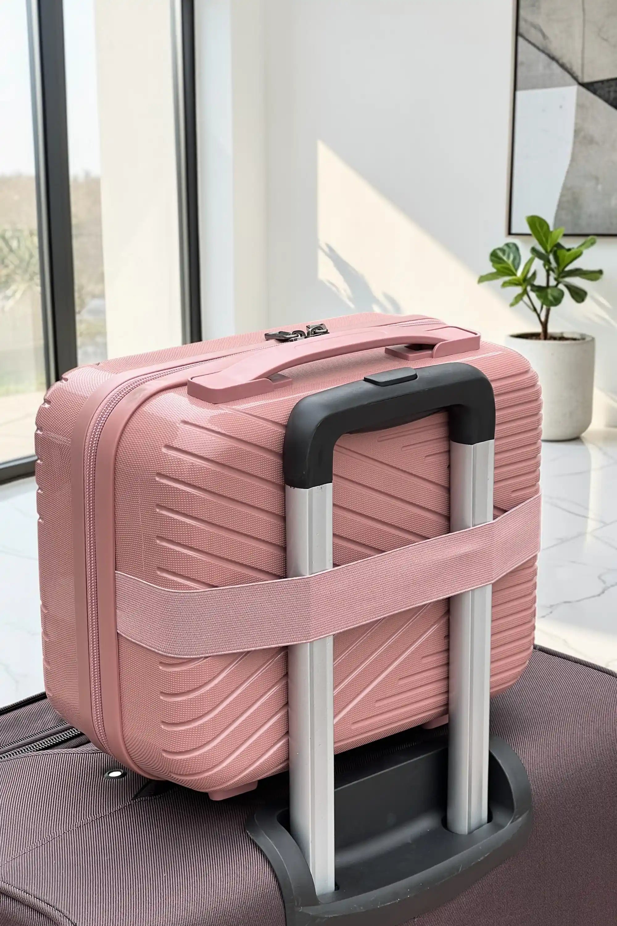 Crossline PP Beauty Case Lightweight Cosmetic Organizer Box