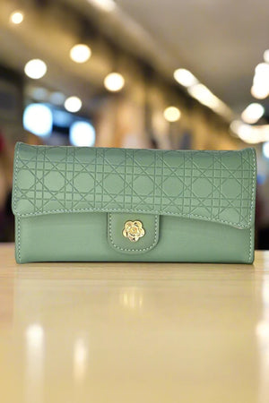 Cute Cross Check Card Holder | Fashion Purse For Women