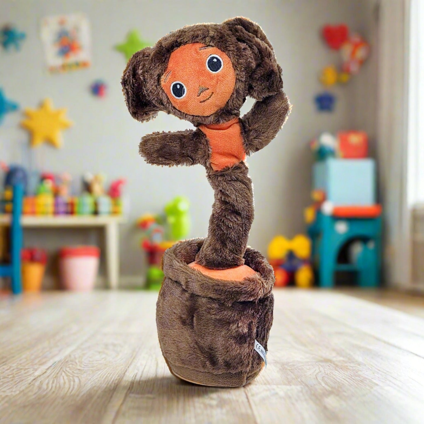 Rechargeable Funny Dancing and Talk Back Monkey Toy with Music | Cute Kids Plush Toy