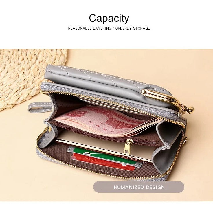 Women Fashion Sling Wallet | Mini Crossbody Mobile Phone Pouch Bag