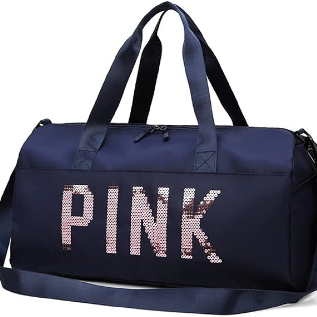 Pink Duffel Bag | Fitness Shoulder Bag For Women Zaappy