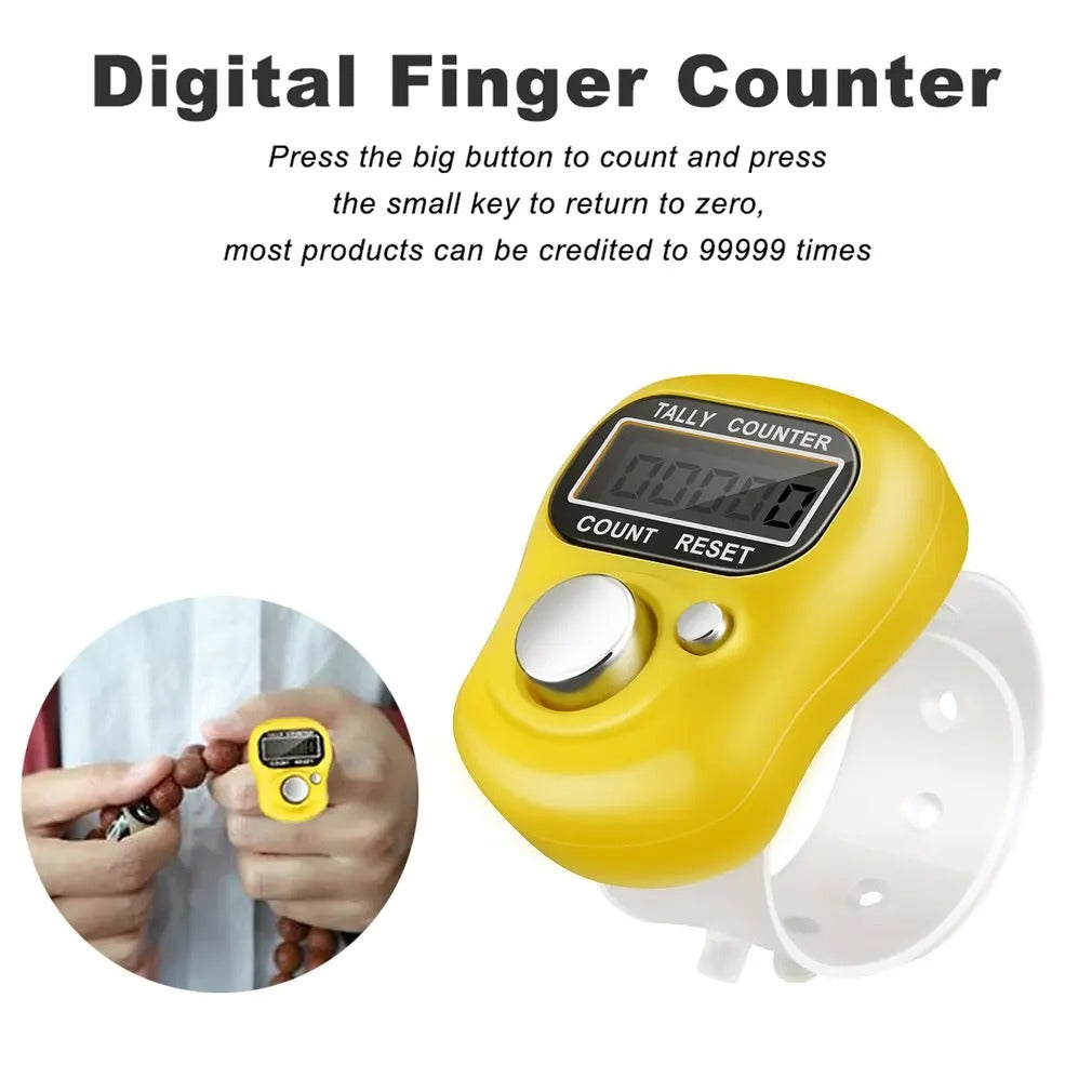 Generic Mini Electronic Digital Hand Tally Counter With Finger Ring