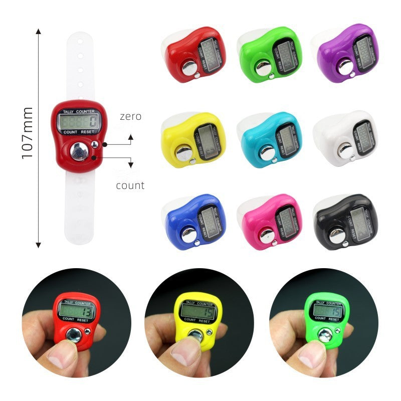 Generic Mini Electronic Digital Hand Tally Counter With Finger Ring