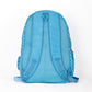 Espiral Polka Dotted Multi Zipper Backpack Bag with Pouch Zaappy