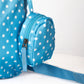 Large Capacity Multi Zipper ESP Polka Dotted Backpack With Pencil Pouch Zaappy