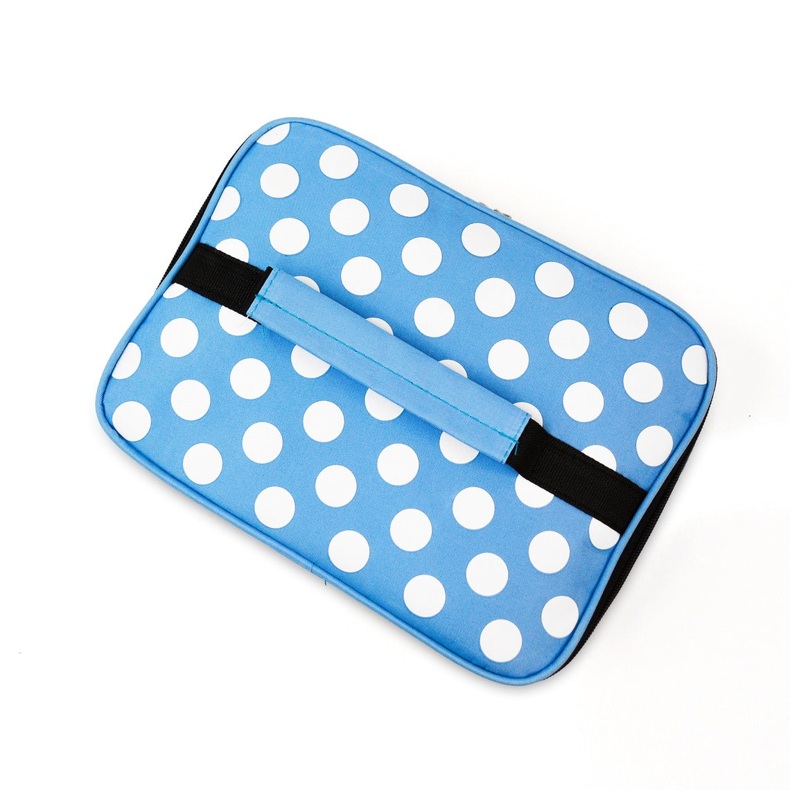 Polka Dotted Insulated Square Lunch Bag