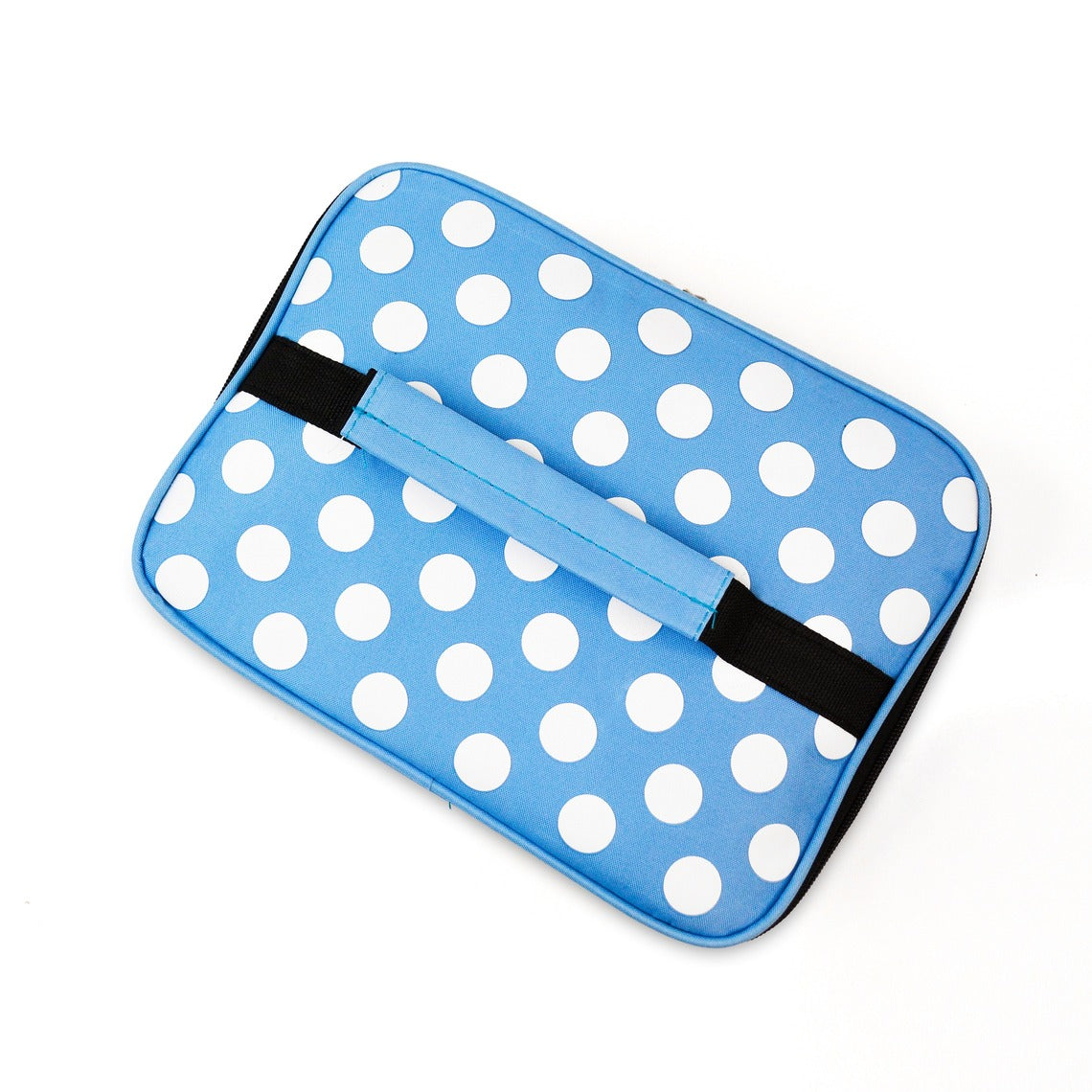  Polka Dotted Insulated Square Lunch Bag Zaappy.com