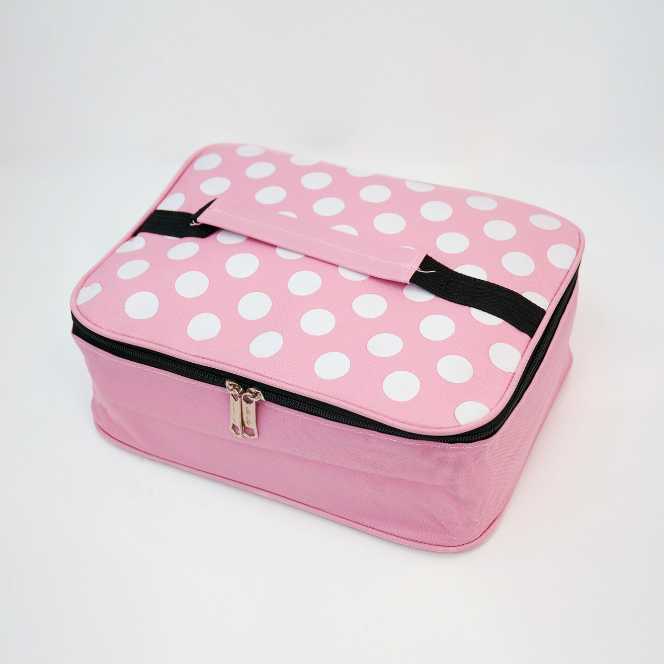 Polka Dotted Insulated Square Lunch Bag Zaappy.com