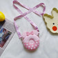 Mickey Mouse Donut Cute Silica Bag For Girls | Multicolour Mini Crossbody Sling Bag Zaappy