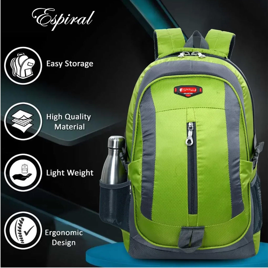 Buy 1 Get 1 Free | Large Capacity Waterproof Espiral Bag Traveling & Hiking Backpack