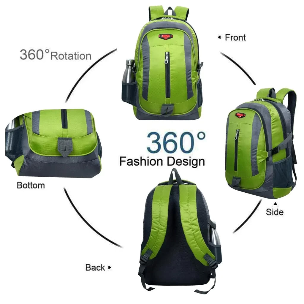 Buy 1 Get 1 Free | Large Capacity Waterproof Espiral Bag Traveling & Hiking Backpack