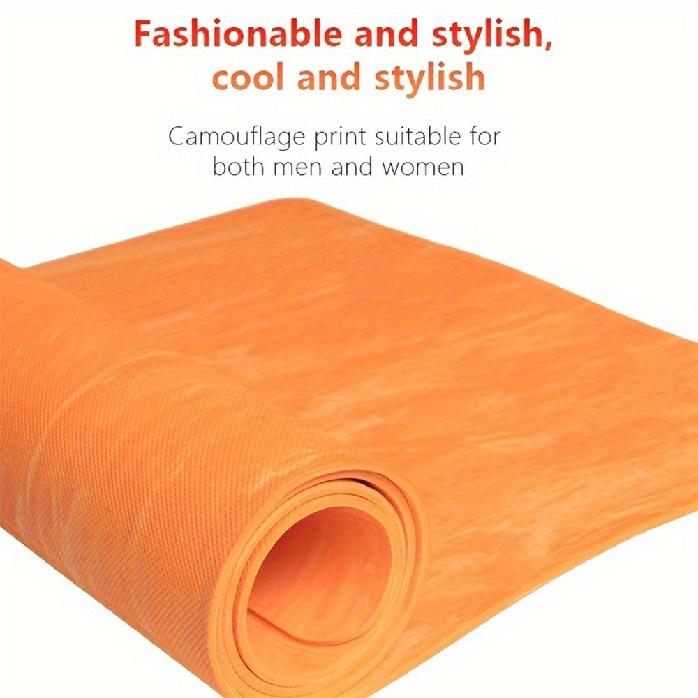 Eco-Friendly Camouflage Yoga Mat | Non-Slippery Exercise Mat for Home, Gym & Travel | Lightweight & Durable | 24x68cm