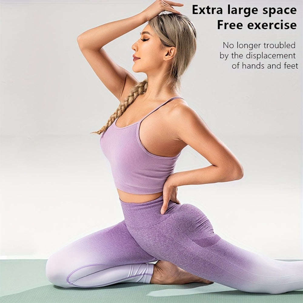 Eco-Friendly Camouflage Yoga Mat | Non-Slippery Exercise Mat for Home, Gym & Travel | Lightweight & Durable | 24x68cm