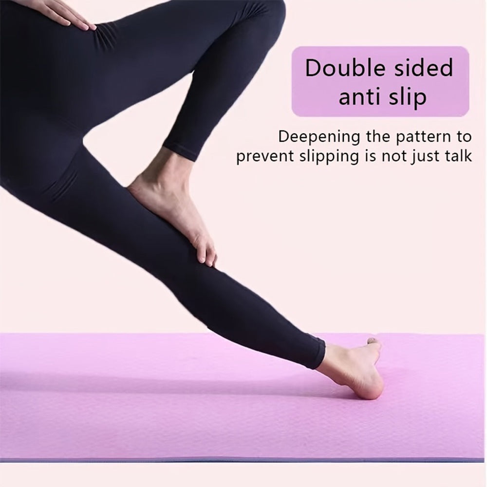Eco-Friendly Camouflage Yoga Mat | Non-Slippery Exercise Mat for Home, Gym & Travel | Lightweight & Durable | 24x68cm
