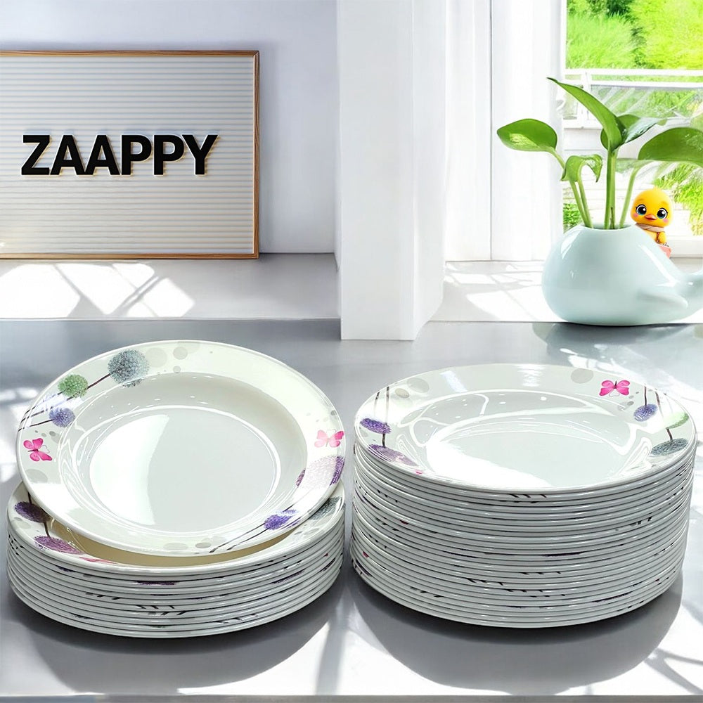 Elegant Melamine Dinner Set | Perfect for Stylish Dining | 2 Person Dining Set