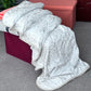 Embossed Flannel Blanket | Flower Design Zaappy