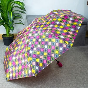 Lightweight Foldable Ethnic Print Umbrella