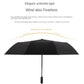 Fashion Portable 3-Folding Automatic Umbrella | Anti-UV Rain & Sun Parasol with Black Coating | Wind Resistant and Windproof | Luxury Design for Women & Men