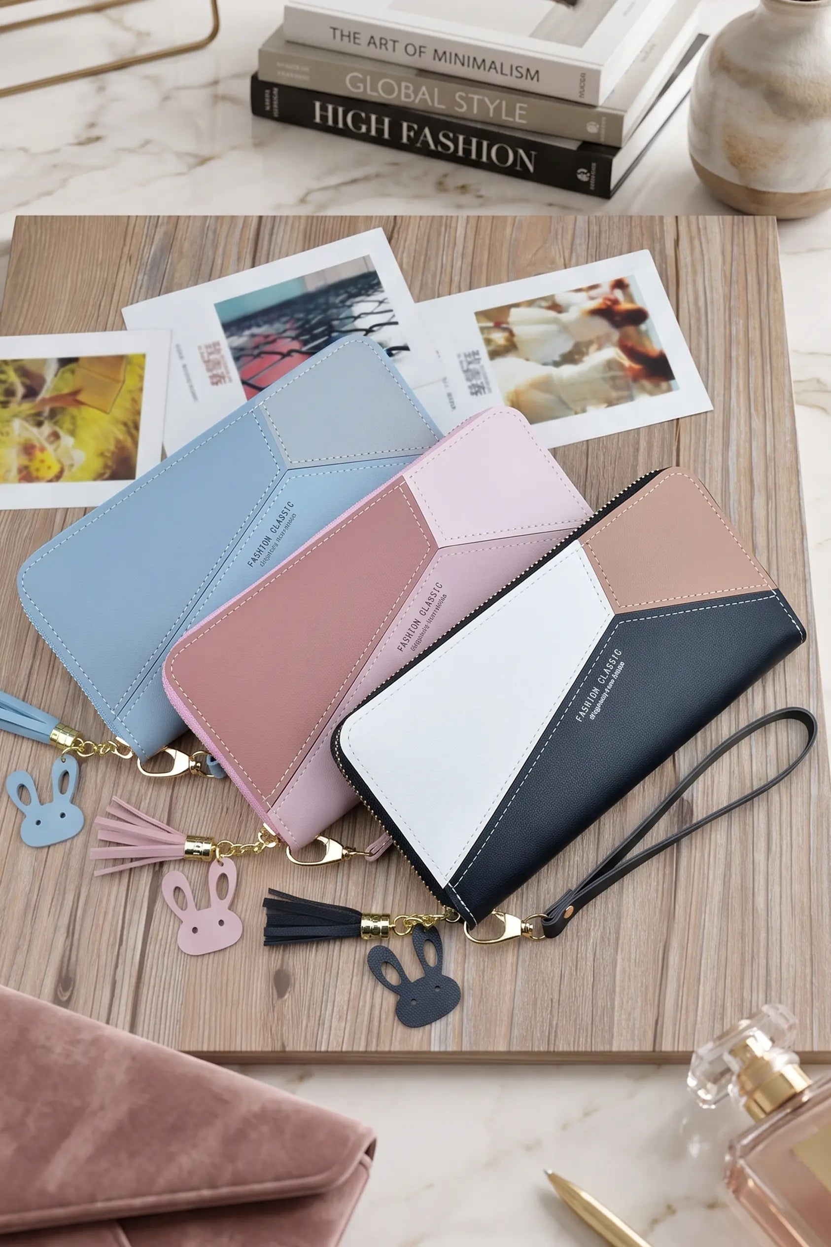 Fashion Classic Wallet For Women | Card Holder Double Zipper Long Purse