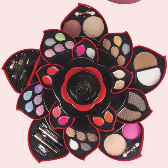 Flower Style Professional Make Up Kit For Women | All In One Beauty Cosmetics Palette