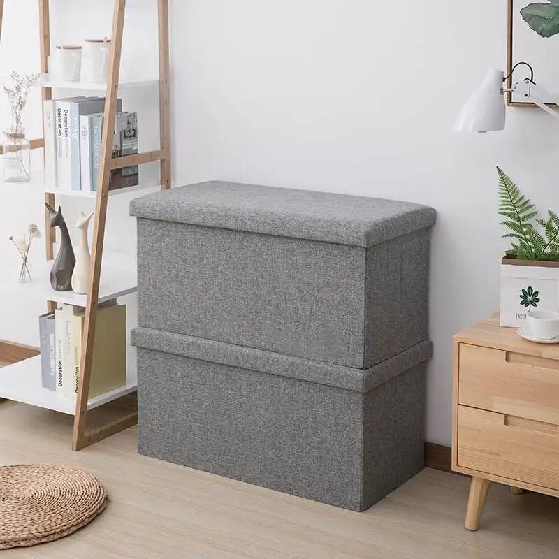Folding storage stool outlet