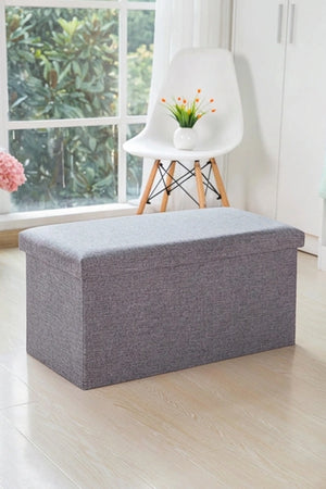 Folding Storage Box cum Organizer Sofa | Multipurpose Footrest Bench | 76x38x38 cm