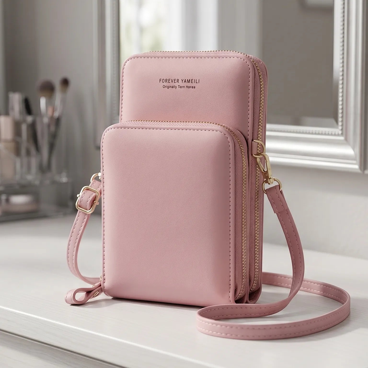 Forever Young Fashion 2 Zipper Sling Bag | Women Stylish Small sling Bag