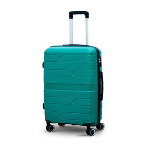 20” Paris Fashion Lightweight PP Luggage Light Green Colour | Hard case Spinner Wheel Trolley Bag