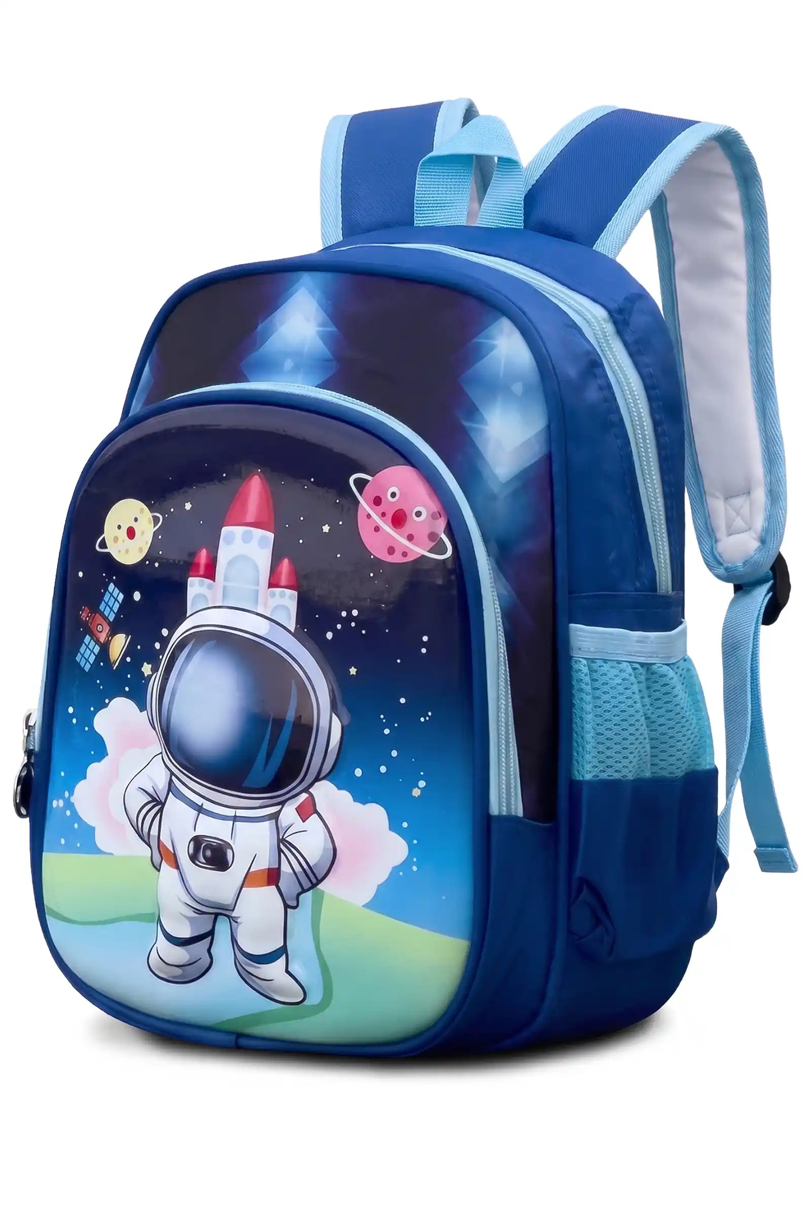 12 Inch Cute Cartoon Character Printed Lightweight School Bag, 4-7 Years With Adjustable Strap Buckle