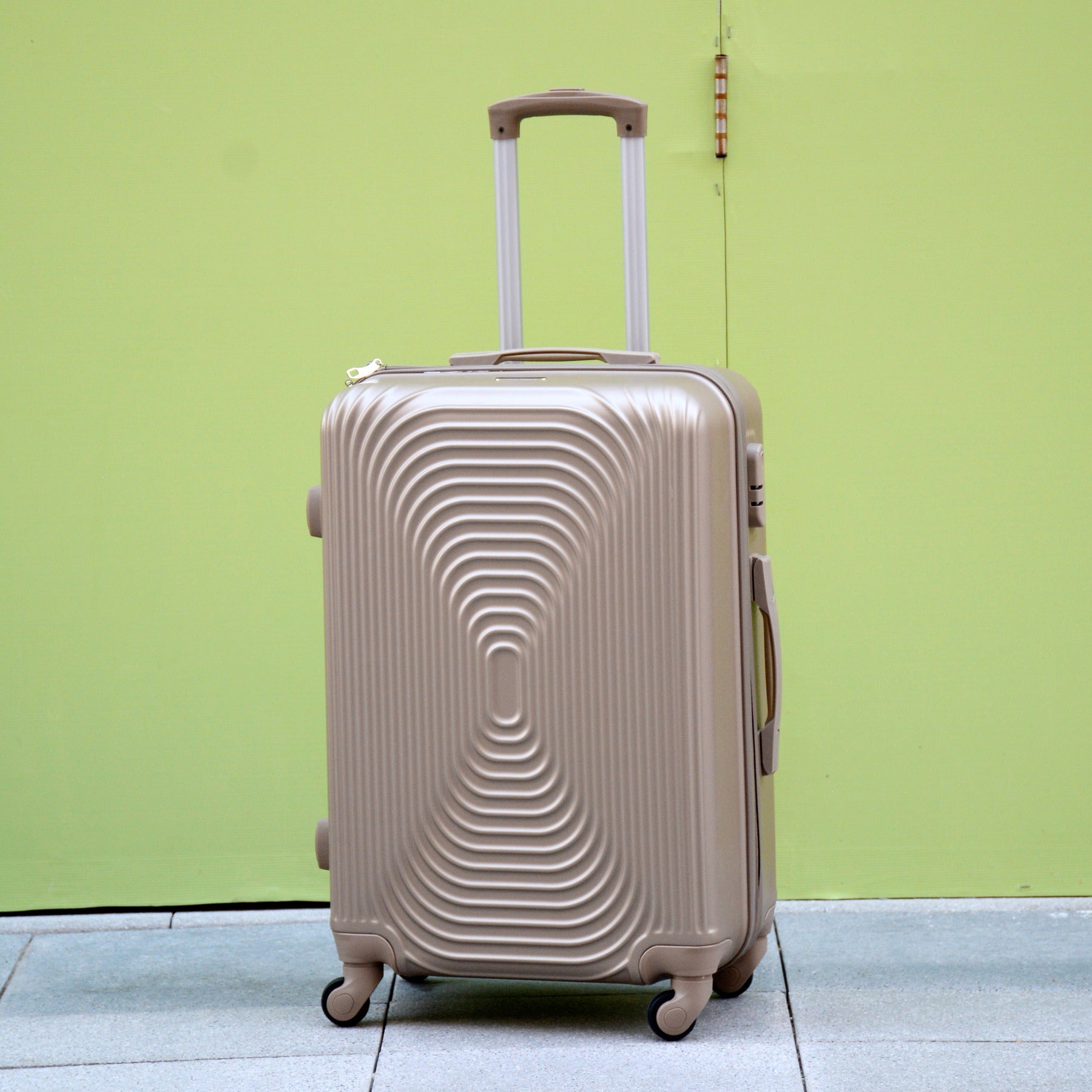 28 Inch Gold Fashion ABS Lightweight Hard Case Checked In Luggage Bag