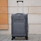 4 Piece Full Set 20" 24" 28" 32 Inches Grey Colour LP 4 Wheel 0169 Luggage Lightweight Soft Material
