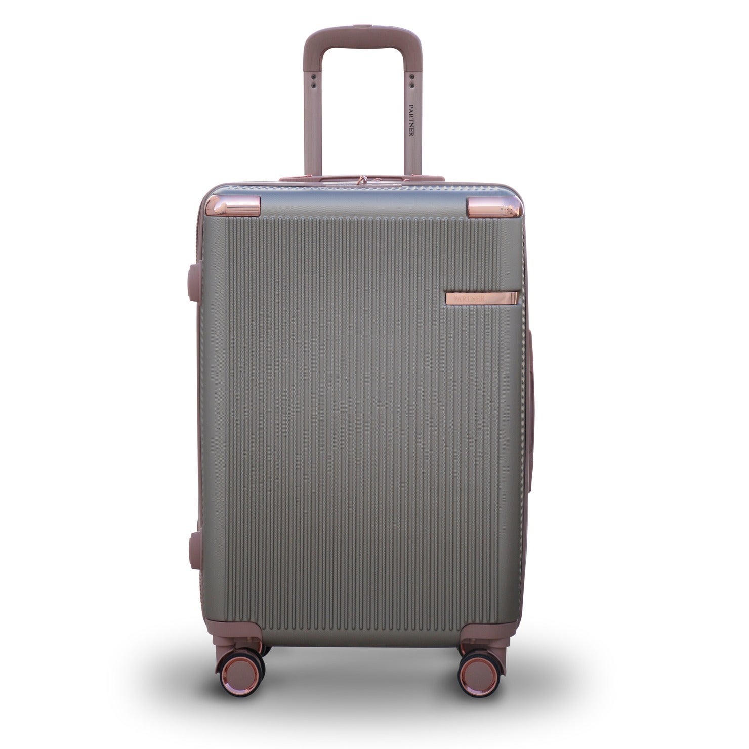 Luxury ABS Lightweight Luggage Bag With Double Spinner Wheels | 4 Pcs Set 7” 20” 24” 28 Inch